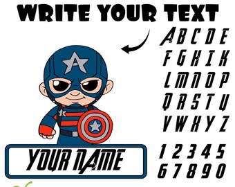 Superhero Svg Set, Personalized Birthday Banner Superhero Svg Layered Cricut Svg Letters Superhero Letters Svg Baby Shirt DIY Baby Shirt svg