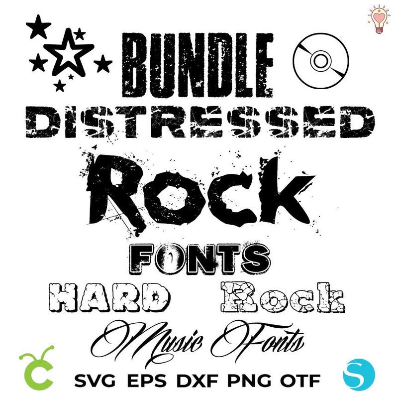 Rocks Font Bundle, Rock Letters SVG Cricut, Distressed Font Svg, Rock ...