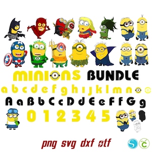 Birthday Bundle svg, Cartoon Letters svg, Cartoon font, Birthday Letters svg Cricut, Birthday Banner svg, Birthday Numbers Svg Vectors cut