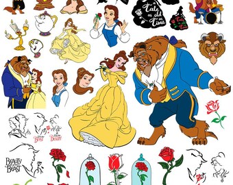 Princess svg, Belle Svg, Belle Clipart Png, Beauty Beast svg, Princess Clipart svg, Princess Png, Beauty and the Beast, Beauty Beast Png