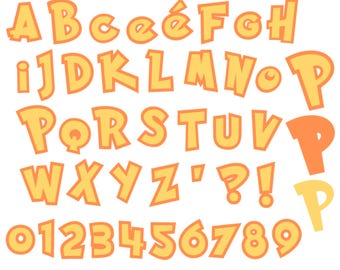 Anime Bundle Svg, Anime Letters Svg Cricut Anime Font Otf Baby Font Svg ...
