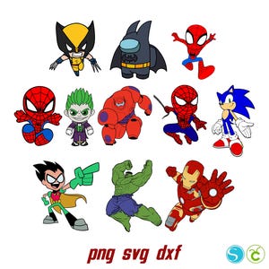 Baby Heroes svg Bundle Superhero SVG Cricut Layered Superhero PNG Superheroes Png Baby Shirt Diy Svg Baby Superhero Birthday Svg Chibiki svg