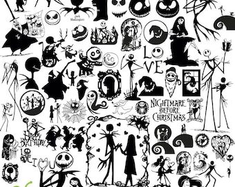 Christmas Svg Bundle, Nightmare Before Svg, Jack Svg Png, Nightmare Svg clipart, Nightmare Before Cricut, Christmas Shirt diy, Nightmare png