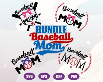 Bundle Baseball Mom Baseball Mom Designs  Baseball Shirt Svg Baseball Mom Svg Baseball Mom PNG Baseball Mom png Baseball Cricut Mom Day Png