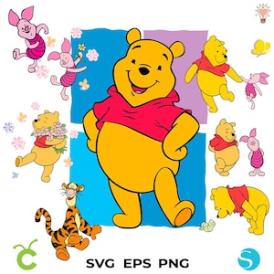 Baby Birthday Svg Bundle, Birthday Baby shirt diy, Winnie svg Birthday Winnie Cricut, Birthday Shirt diy, Baby Shirt Svg Winnie Png Pooh Svg