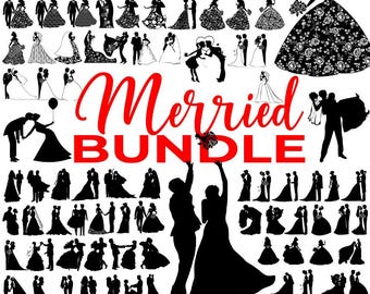 Wedding SVG Bundle, Wedding Invitation Svg, Wedding Card Svg, Wedding signs Svg, Wedding Décor Svg, Wedding Rings Svg, Just Married svg