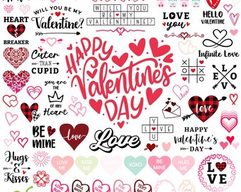 Love Svg Bundle, Valentine’s Day svg, Love Png, Valentines Day Png, Valentines Cricut svg, Valentines Silhouette, Heart Svg Valentines décor