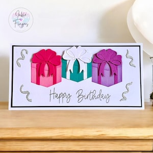 Money Card for Birthday Cash Gift, Handmade Money Wallet Card and Envelope, Perfect for Money or Vouchers, Birthday Presents & Glitter | 464