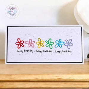 Money Card for Birthday Cash Gift, Handmade Money Wallet Card and Envelope, Perfect for Money or Gift Vouchers, Floral Design | 172