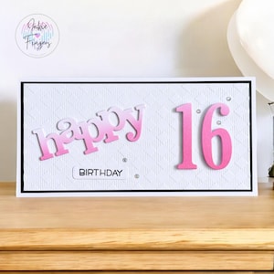Any Age, Money Card for Birthday Cash Gift, Handmade Birthday Money Wallet Card and Envelope, Perfect for Money or Gift Vouchers, Pink | 357