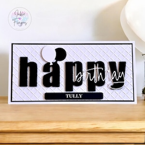 Money Card for Birthday Cash Gift, Personalised, Handmade Money Wallet Card and Envelope, 6 Colours, Age Customised | 165