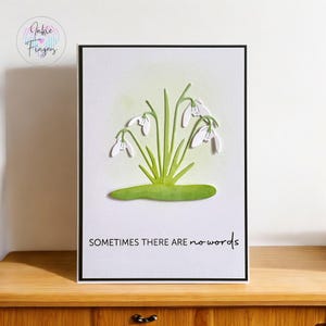 Sometimes There Are No Words, Handmade Sympathy Card | 041