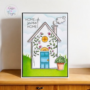 Home Sweet Home, Handmade Housewarming Card for New Home Owners | 463