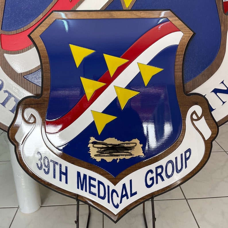 Unit Patch Plaque,custom Armory Memorial Sign Wooden Army Shield State Plaques Etsy