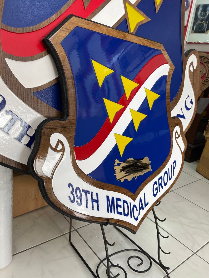 Unit Patch Plaque,custom Armory Memorial Sign Wooden Army Shield State Plaques Etsy