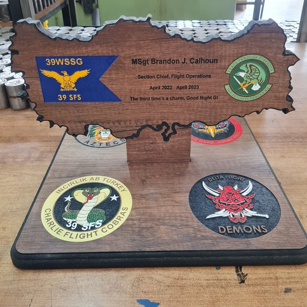 Army Guidon Plaques Etsy