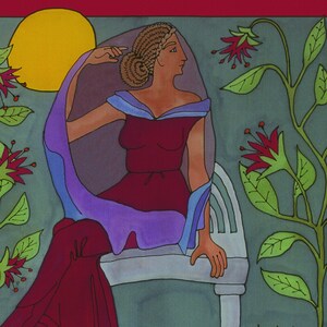 Hera, goddess of marriage. Printable wall art.  Digital download
