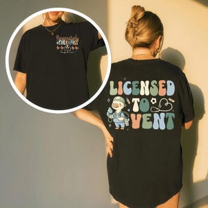 Customized Respiratory Therapist Shirt, Licensed to Vent Goose Shirt, Funny Respiratory Therapist Gift, Medical Humor Nurse RT ICU