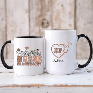 Personalized Nurse Practitioner Mug, Nurse Practitioner Graduation Gifts, Gifts for Nurse Practitioner, Nurse Practitioner Appreciation, NP