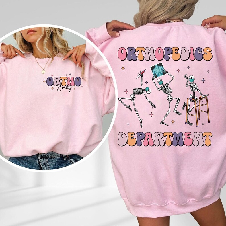 Orthopedics Department Shirt, Custom Name Orthopedic Shirt, Halloween