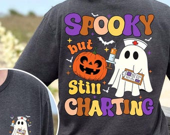 Niedliche Krankenschwester Shirt, Krankenschwester Halloween Shirt, Krankenschwester Herbst Shirt, lustiges Krankenschwester Shirt, lustiges Shirt für Frauen