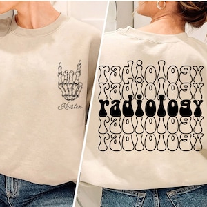 Custom Name Rad Tech Shirt Radiologist Gift CT Tech MRI Tech Shirt Xray Technologist Gift Rad Tech Week Interventional Radiology Shirt