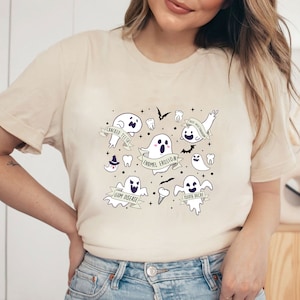 Dentist Shirt, Halloween Shirt, Zahnärztin Shirt, Zahnärztin, Zahnhygienikerin, Kinderzahnärztin, Kieferorthopädin, Zahnärztekette