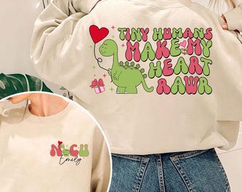 Custom Name NICU Valentine Shirt, Neonatal Nurse Shirt, NICU Nurse Valentine's Day Shirt, Neonatal ICU Nurse Gift for Coworker, Nicu Crew