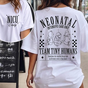 Benutzerdefinierter Name NICU Krankenschwester Tshirt, Neugeborenen Intensivstation Tshirt, Krankenschwester Wertschätzung Geschenk, Baby Krankenschwester Shirt, Nicu Shirt, Geschenk für Nicu