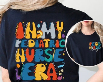 Personalized Pediatric Nurse Shirt, In My Pediatric Nurse Era Shirt, Peds Nurse Gift For Nursing Students,Animals Peds Tee,Peds Crew Shirt