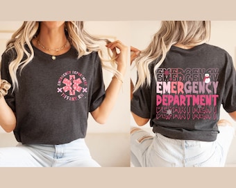 Emergency Department Christmas Sweatshirt, Custom Christmas Er Nurse Shirt, Emergency Nurse Shirt, Er Christmas Shirt Gift For Nurs