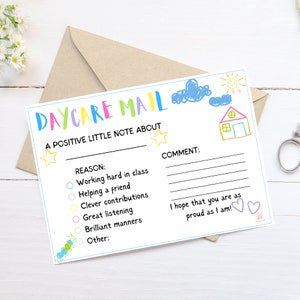 Kita Lehrerpost, Brief der Tagespflegerin, Homeschool, Kitarapport, positive Affirmation, Tagespflege
