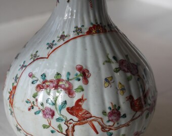 中国粉彩瓶 – 鳥花文様 – 清朝様式磁器 - Etsy 日本