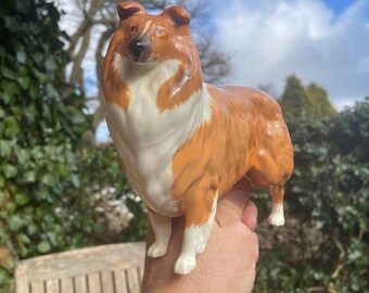 Beswick Rough Collie Figurine, Champion Lochinvar Lady Park
