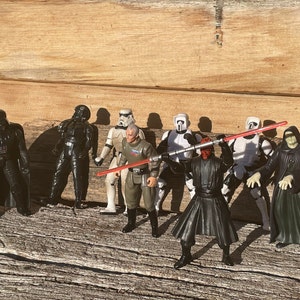 Star Wars - Collection of 90&#39;s Lucas Films Kenner STAR WARS Toy Figures - Baddies