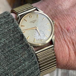 Vintage Longines 12.58Z Men’s Watch – 17 Jewels Manual Wind, 1950s Swiss Wristwatch