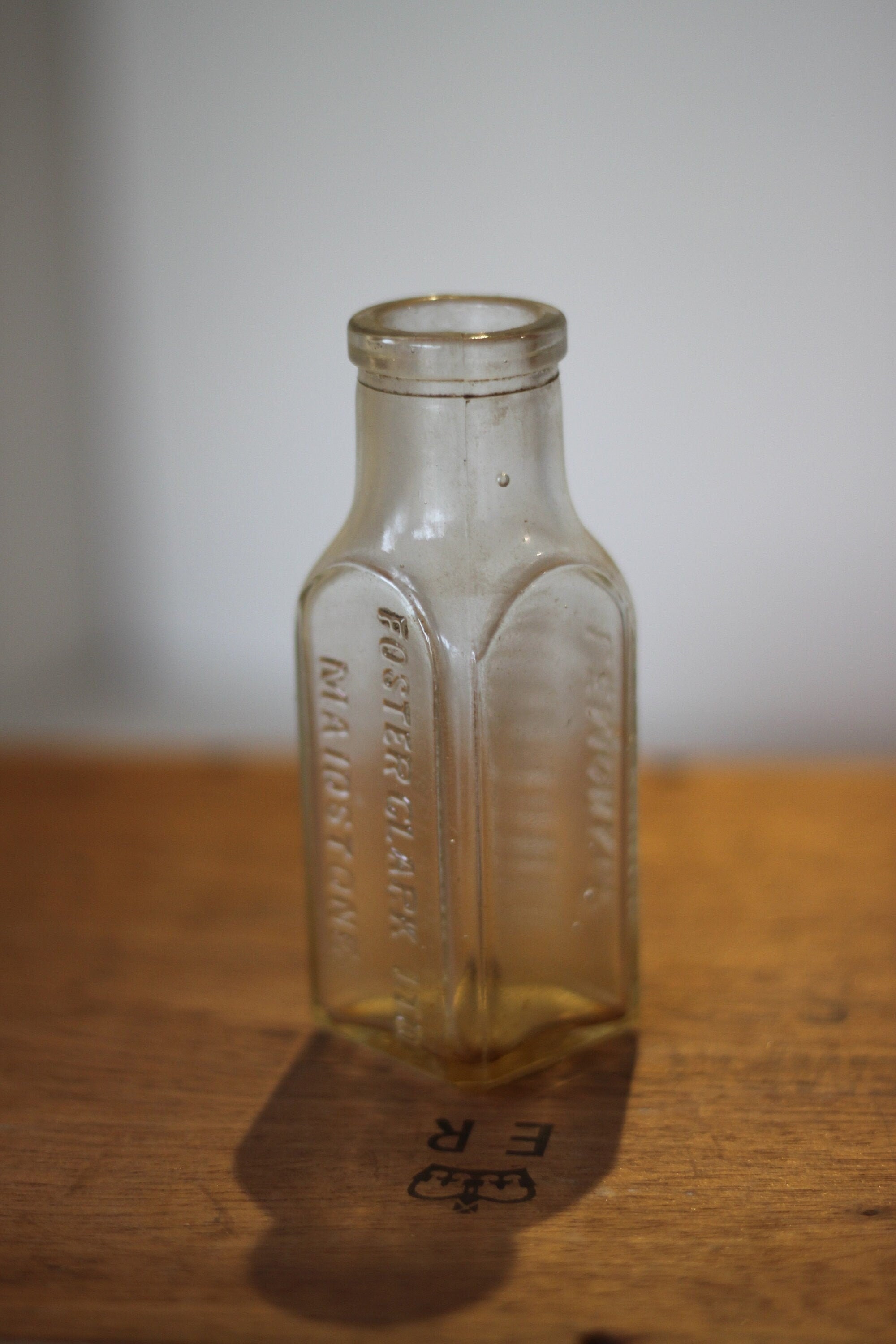 A Vintage Tourist Lemonade Bottle Embossed Eiffel Tower Lemonade Foster