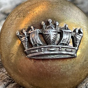 Vintage Royal Naval Blazer uniform Button 19mm diameter