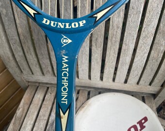 Raquette De Tennis Vintage Dunlop MatchPoint L2 Avec Presse à Pince D'origine - Occasion