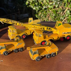 Diecast Trucks Matchbox Crane Truck 1976 Vintage Matchbox Lesney