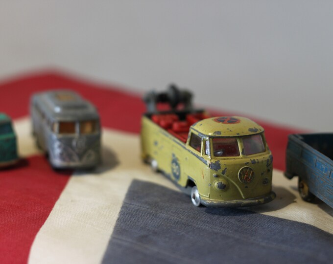 Four Diecast Volkswagen Van Toys by Budgie Toys, Husky and Lesney From the 1960's Etsy