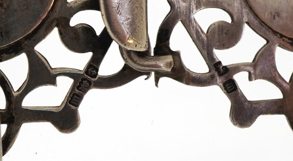 Silver buckle - Hallmarked Henry Williamson Ltd, … - image 3