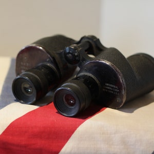 Vintage 6x30 Marine Corps Binoculars – Universal Corp USA – Military Optics – Serial No. 16156