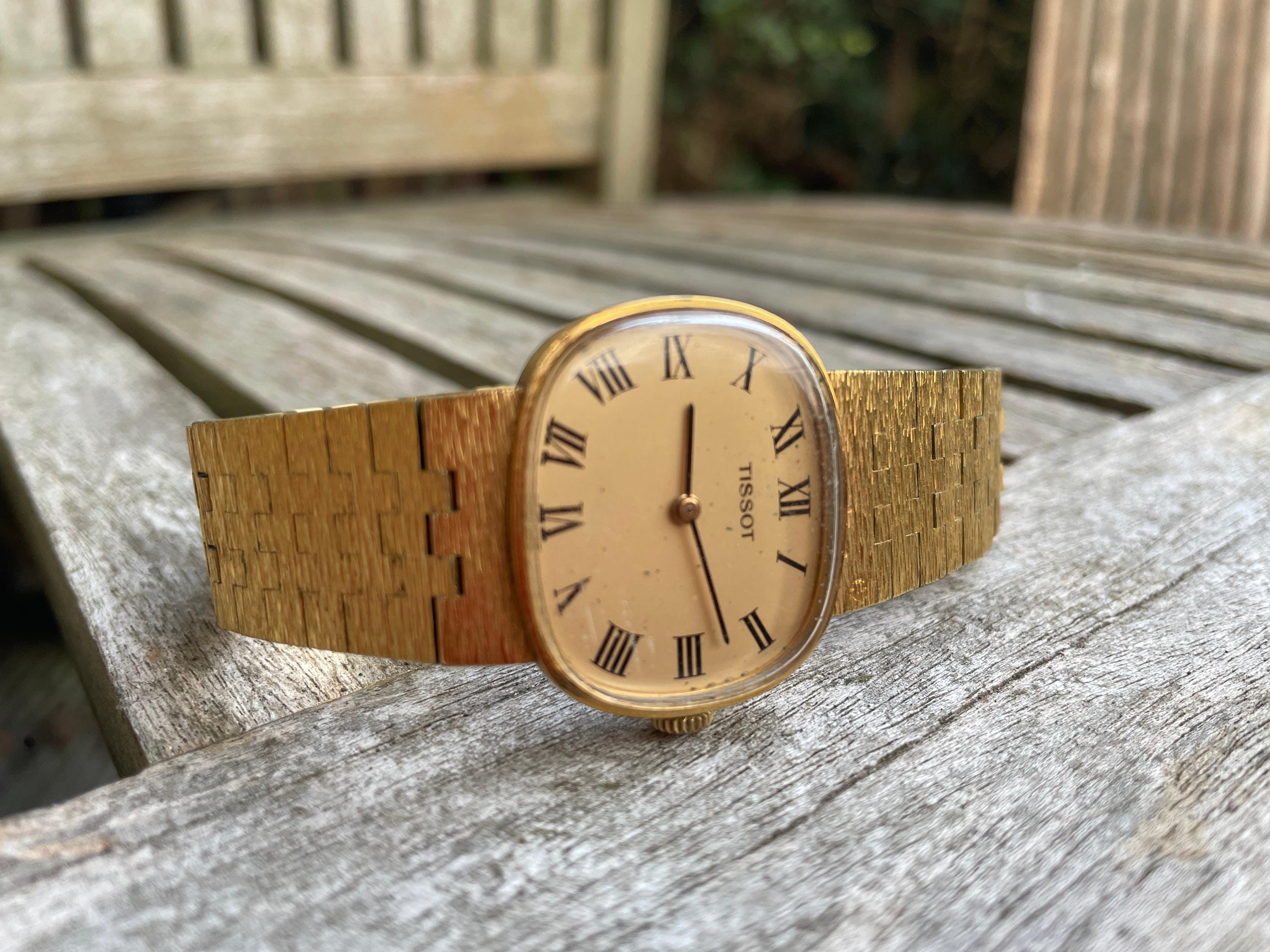 Vintage Gold Tissot - Etsy Vintage Gold Tissot - Etsy