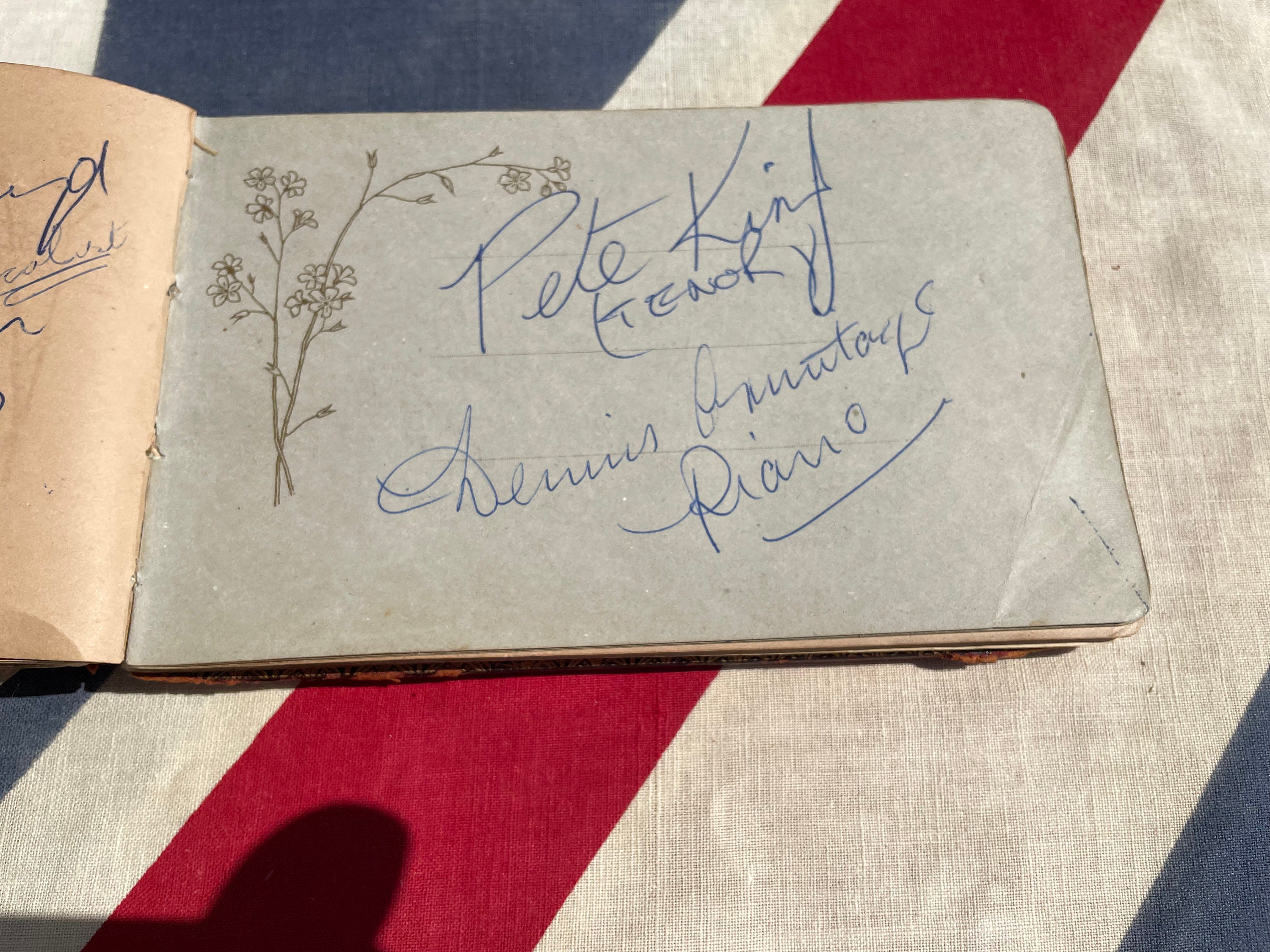 An Autograph Book From 1899 to 1960's With Anecdotes and Signatures of ...