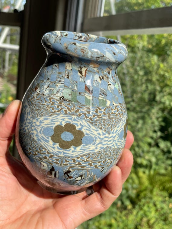 Signed Gerbino Mosaic Vases, Vallauris France Studio Pottery - Etsy