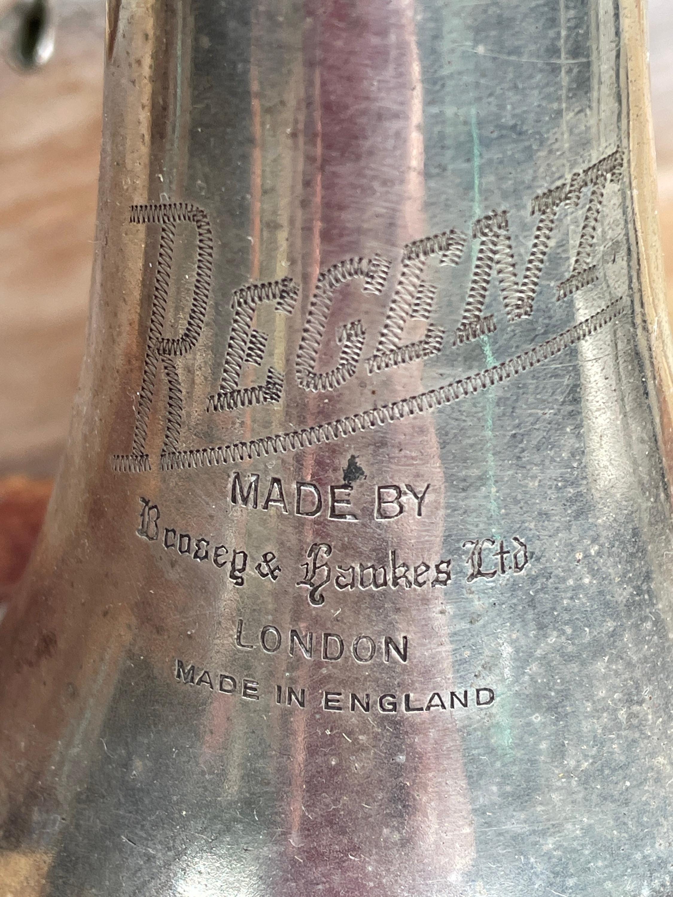 Regent Cornet by Boosey & Hawkes London: Denis Wick Mouthpiece