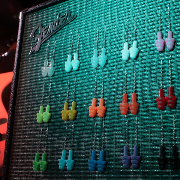 Bass Defenders Earplug Earrings Soft Silicone - 15 Colors!