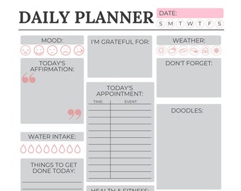 Daily To Do Planner