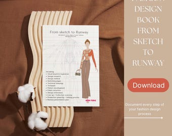 Fashion Design Project Book & Digital Planner Templates for Aspiring Designers – From Sketch to Collection